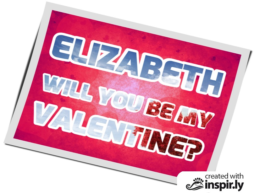 Valentine's Day-Will you be my valentine